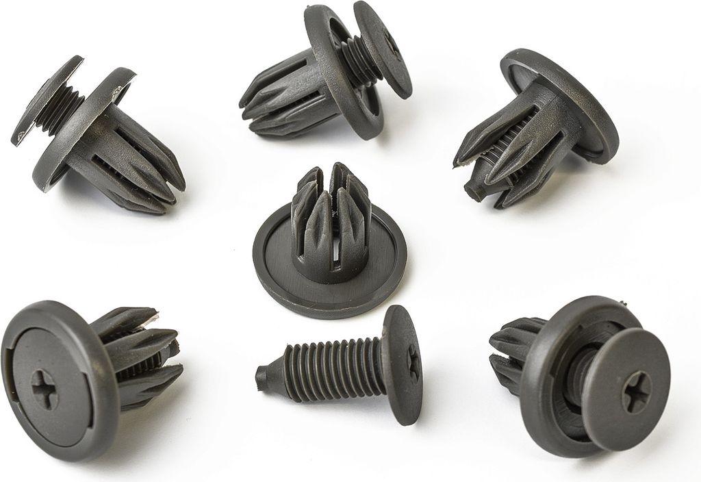 20x Schraub Spreizniete Dunkelgrau für BMW Mini Honda Opel Vauxhall | 07130702966 91503SP0003