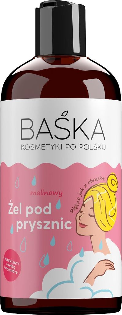 BAŚKA Cosmetics Po Polsku Himbeer-Duschgel 500ml