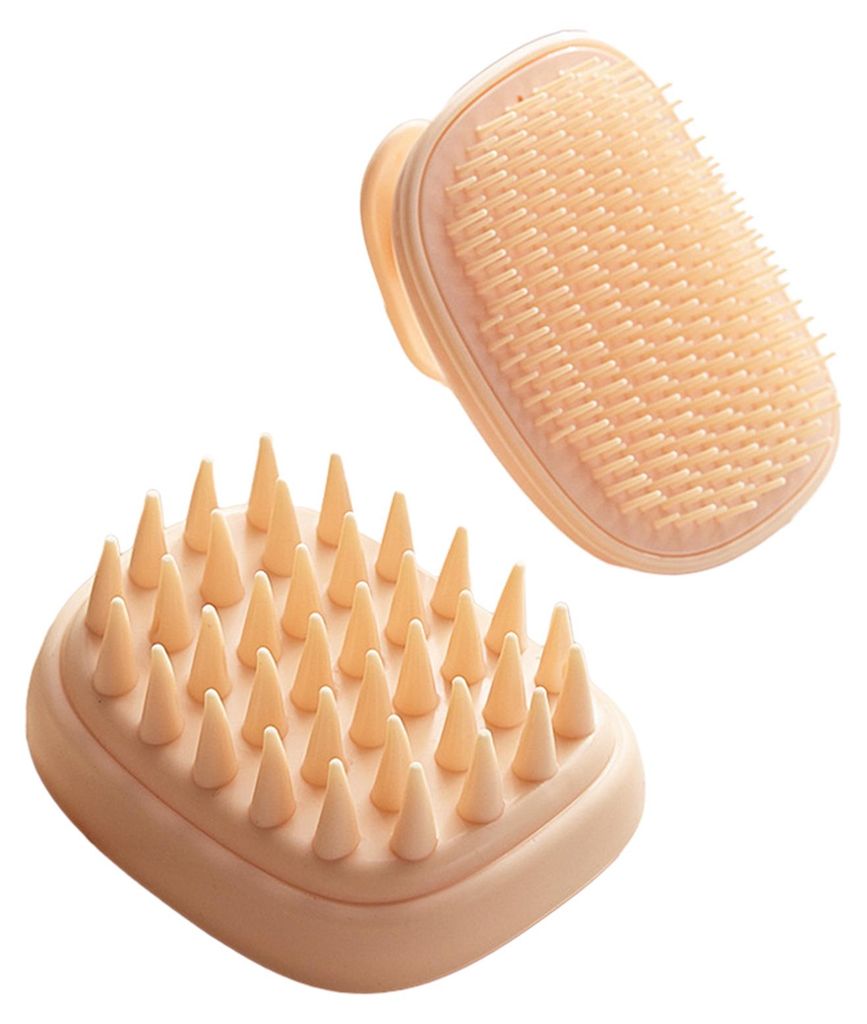 Shampoo-Kamm mit weichen, flexiblen Silikonborsten fördert das Haarwachstum, reinigt die Kopfhaut gründlich und massiert sie – das perfekte Haa...