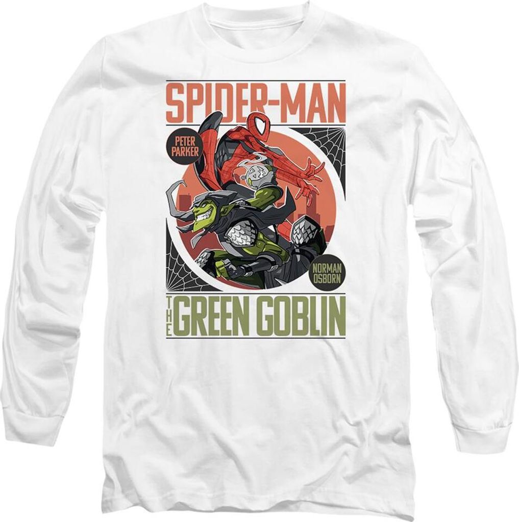 Spider-Man - "Vs" T-Shirt für Herren/Damen Uni TV14927 (L) (Weiß)