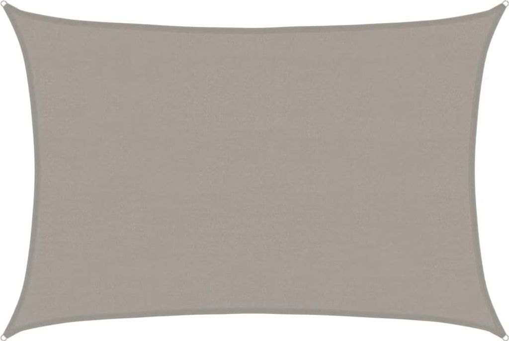 vidaXL Voile d'ombrage 160 g/m² Rectangulaire Gris clair Image du produit 