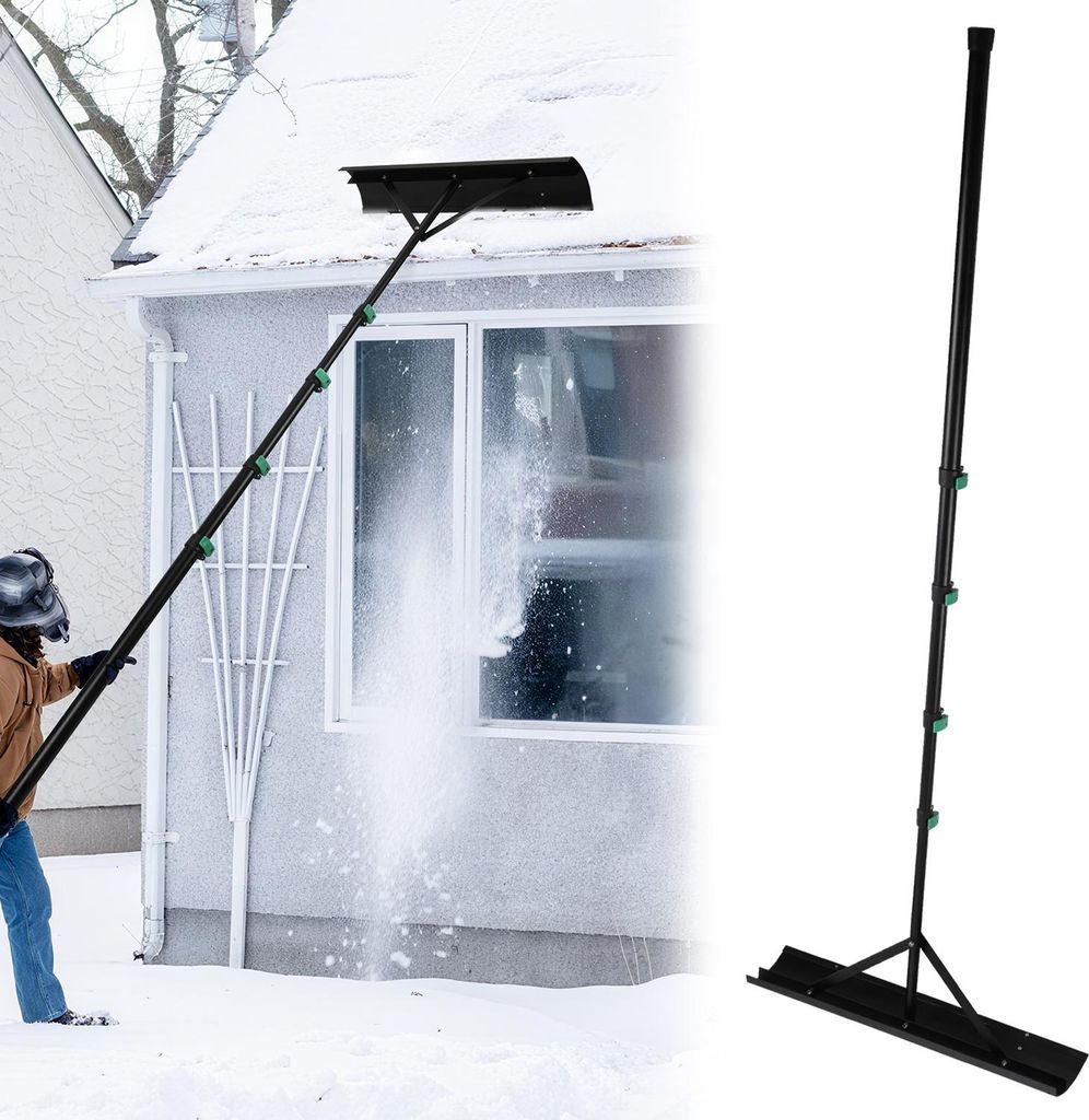 Izrielar Schneeschaufel Dach mit Gummielippe, Produktbild 