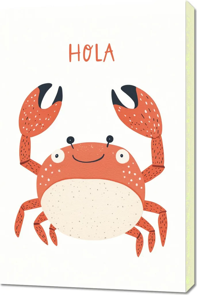 Offerta Quadro 60x90 Granchio Cameretta - Spedizione Rapida