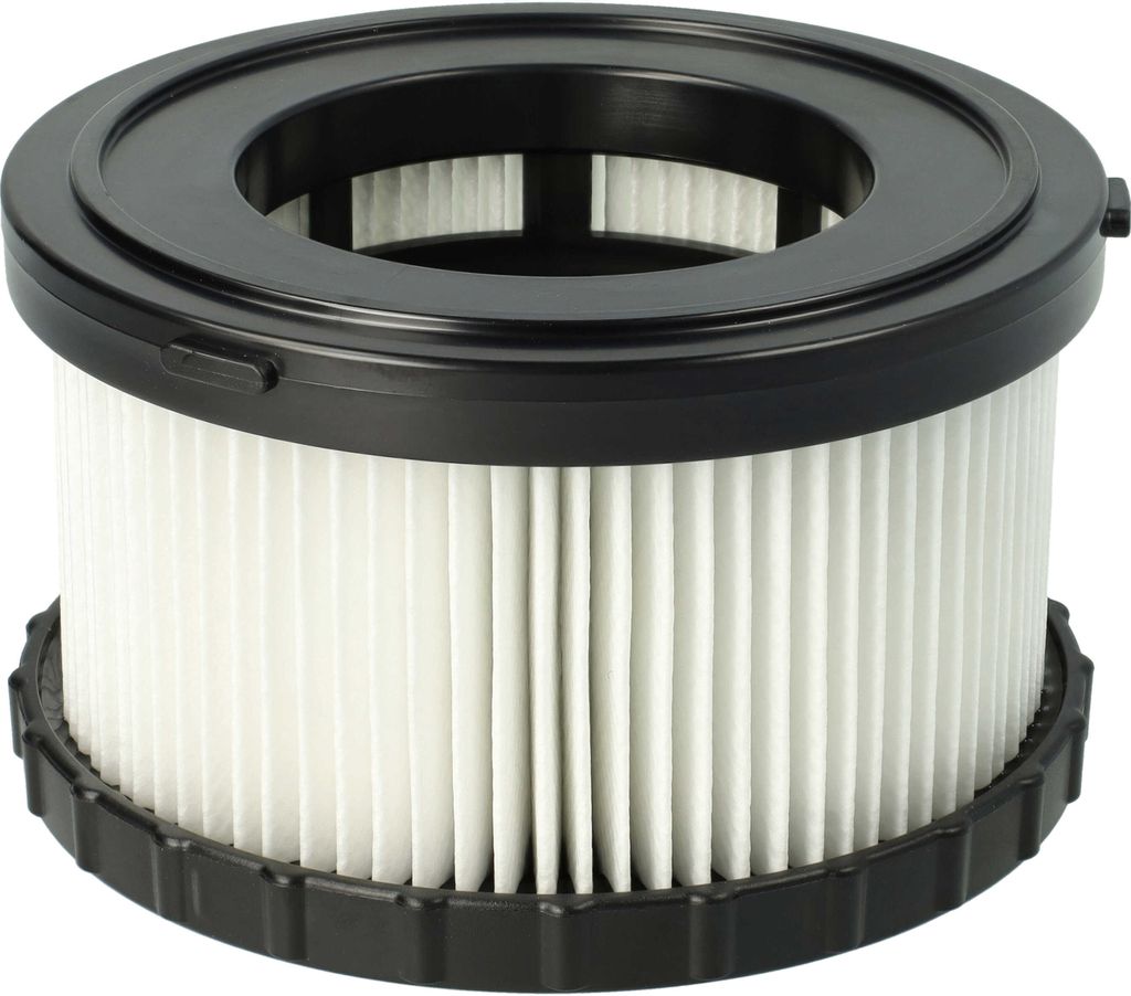 vhbw Staubsaugerfilter kompatibel mit Dewalt DCV517N-XJ 18V, DCV517N 18V, DC 515 18V, DCV 517 N 18V Staubsauger - HEPA-Filter Schwarz Weiß