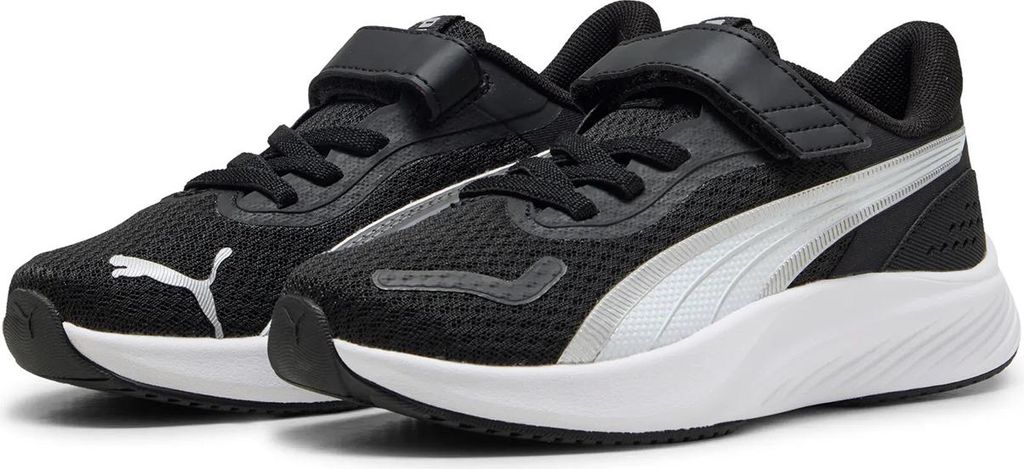 PUMA POUNCE LITE AS+PS Teenager Sneaker Sportschuhe 311650 01 Schwarz, Schuhgröße:32 EU