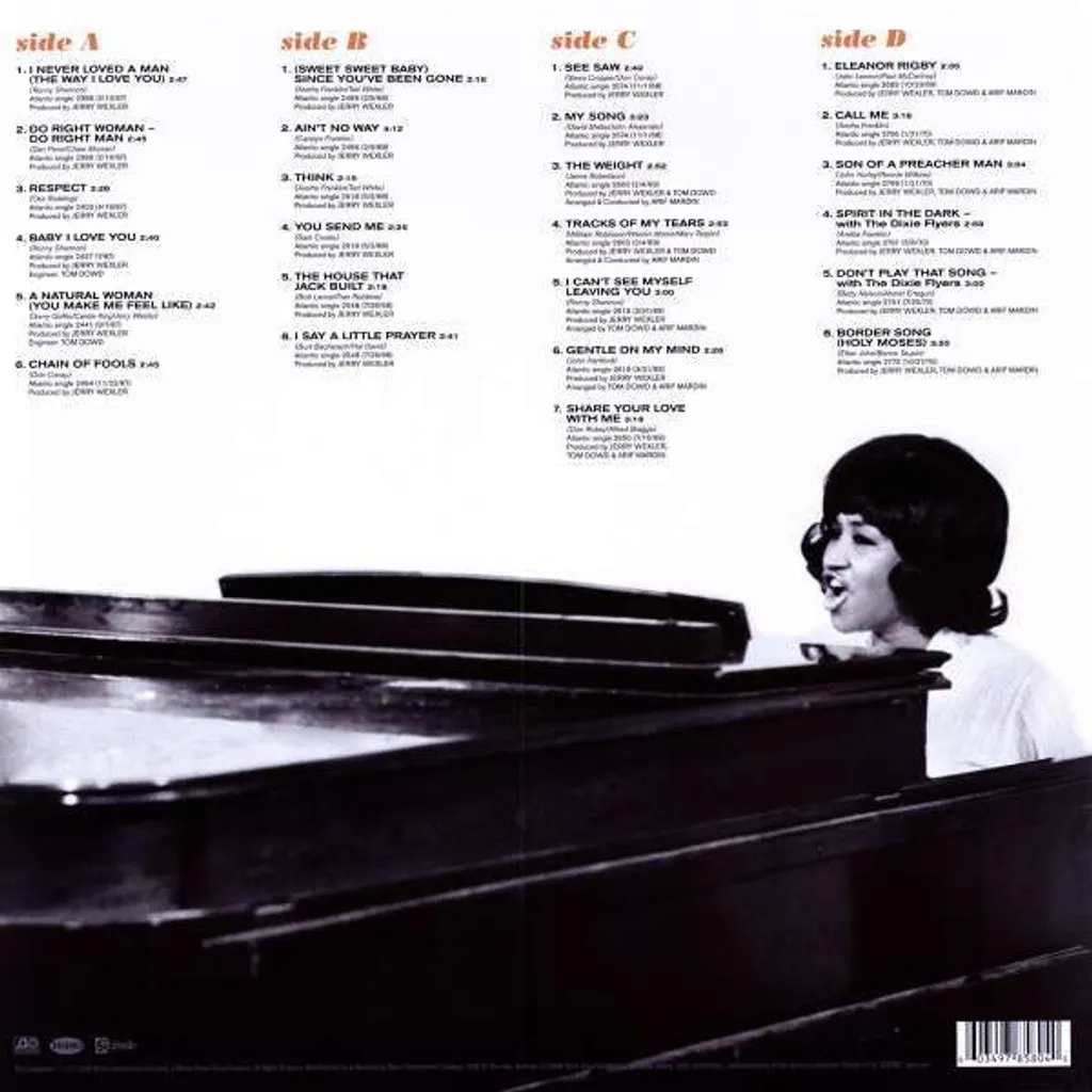 Compilation Vinyle Aretha Franklin 1967-1970 Idéale pour Collection - 2