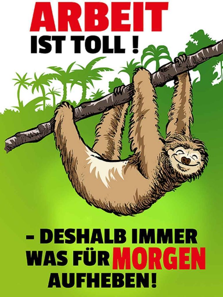 vianmo Holzschild 30x20 cm Arbeit ist Toll Beruf