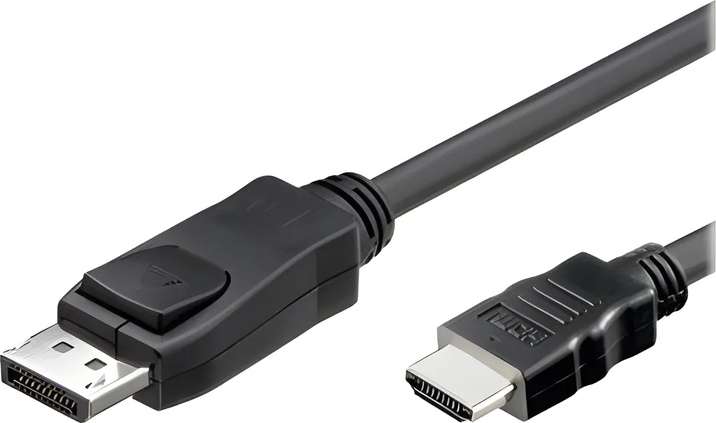 Techly ICOC-DSP-H-010 Cavo Video DisplayPort verso HDMI 1m - Nero
