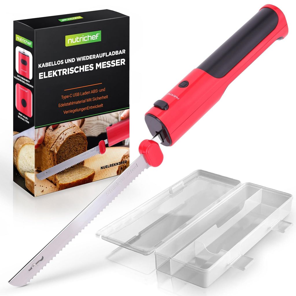 NutriChef, cortadora eléctrica multifunción: cuchillas Imagen del producto 