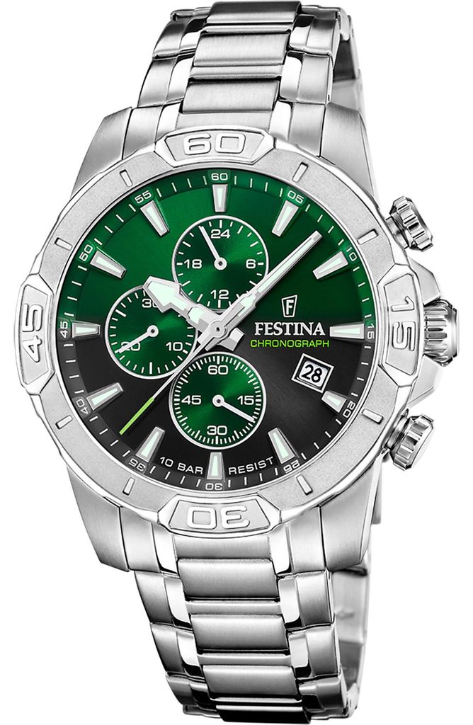 Festina Chronograf Timeless Chronograph Green Obrázok produktu 