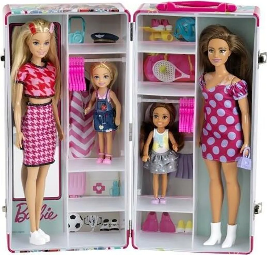 Valise Barbie Klein Theo rigide avec compartiments pour accessoires - 12
