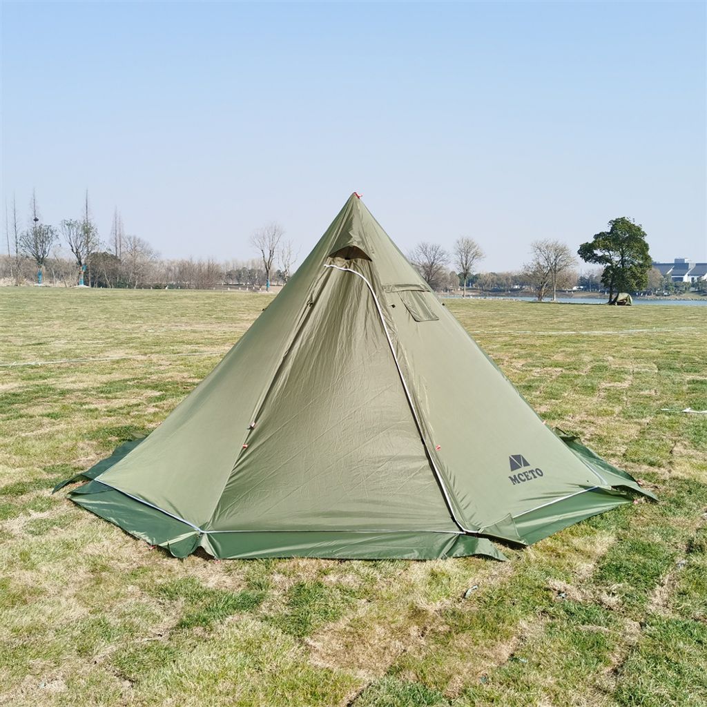 MCETO Tipi-Zelt für 4–6 Personen, mit Ofenanschluss, Produktbild 13