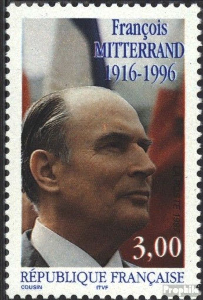 Briefmarken Frankreich 1997 Mi 3185 (kompl.Ausg.) postfrisch Mitterrand