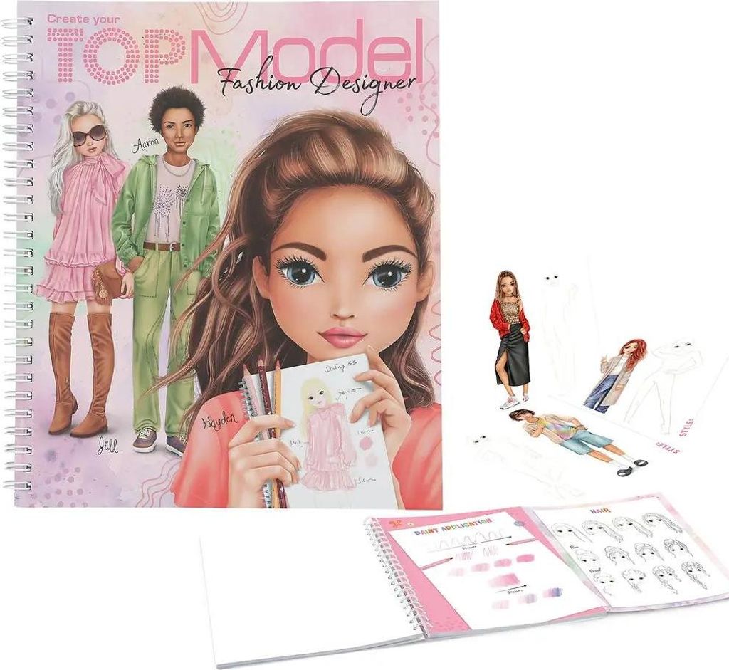 Depesche Create Your TOPModel - Malbuch mit 40 Produktbild 