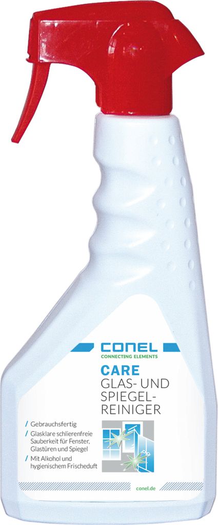 CONEL CARE Glas- und Spiegelreiniger 500ml Handsprayflasche Produktbild 