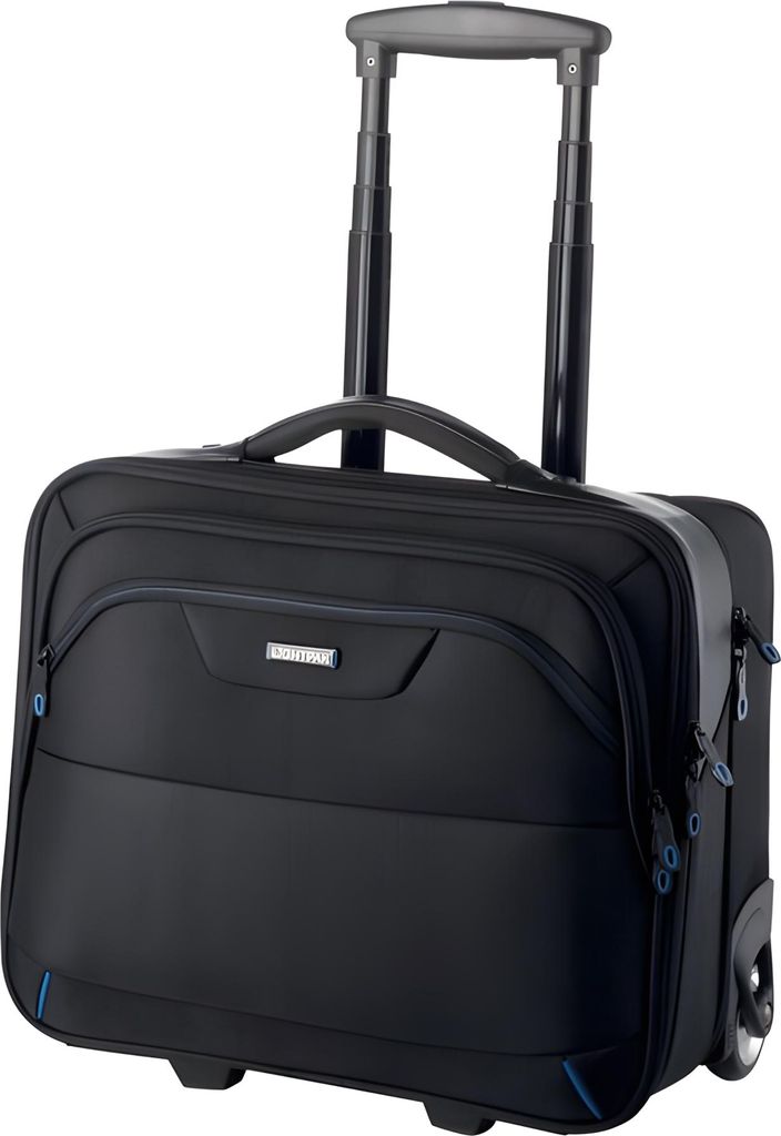 LiGHTPAK Business Notebook Trolley "BRAVO" Nylon czarny Zdjęcie produktu 