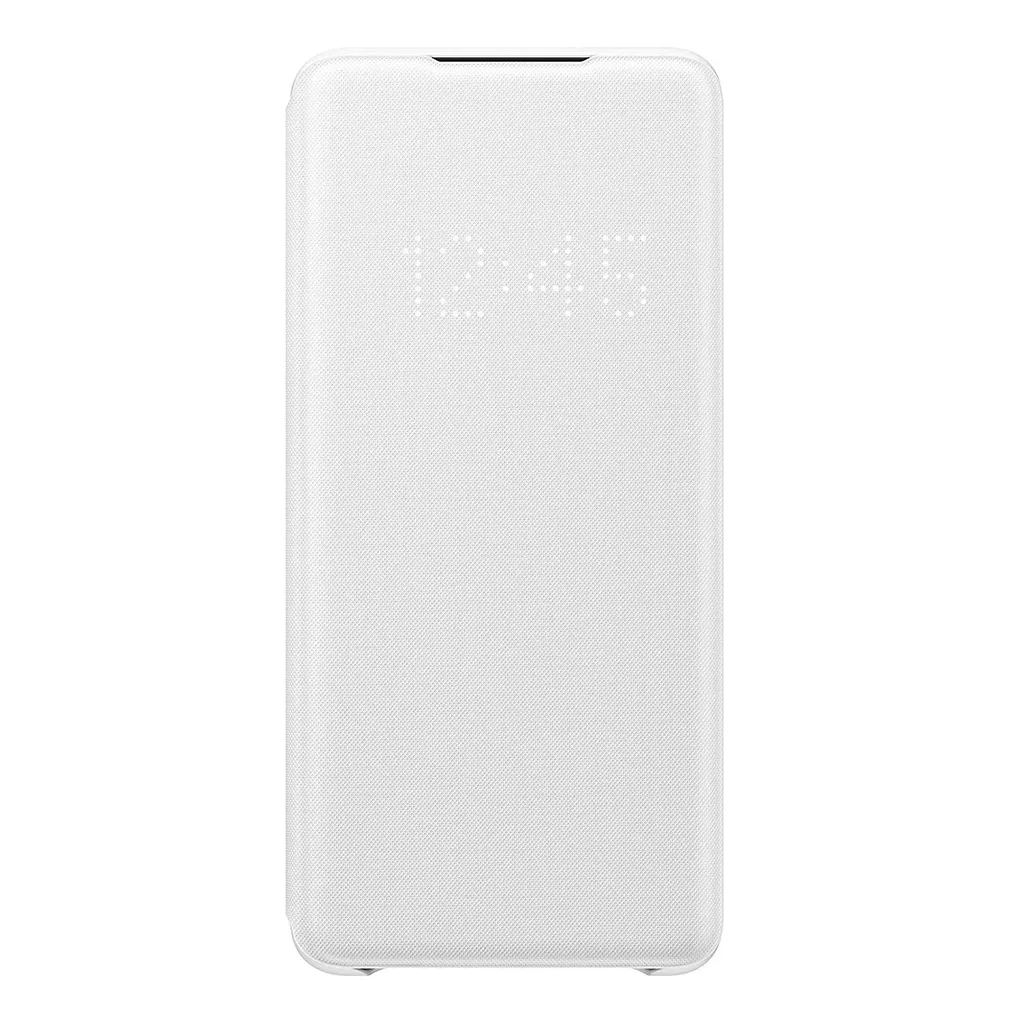 Coque Samsung S20 Plus LED View Cover Blanc avec Affichage Intelligente