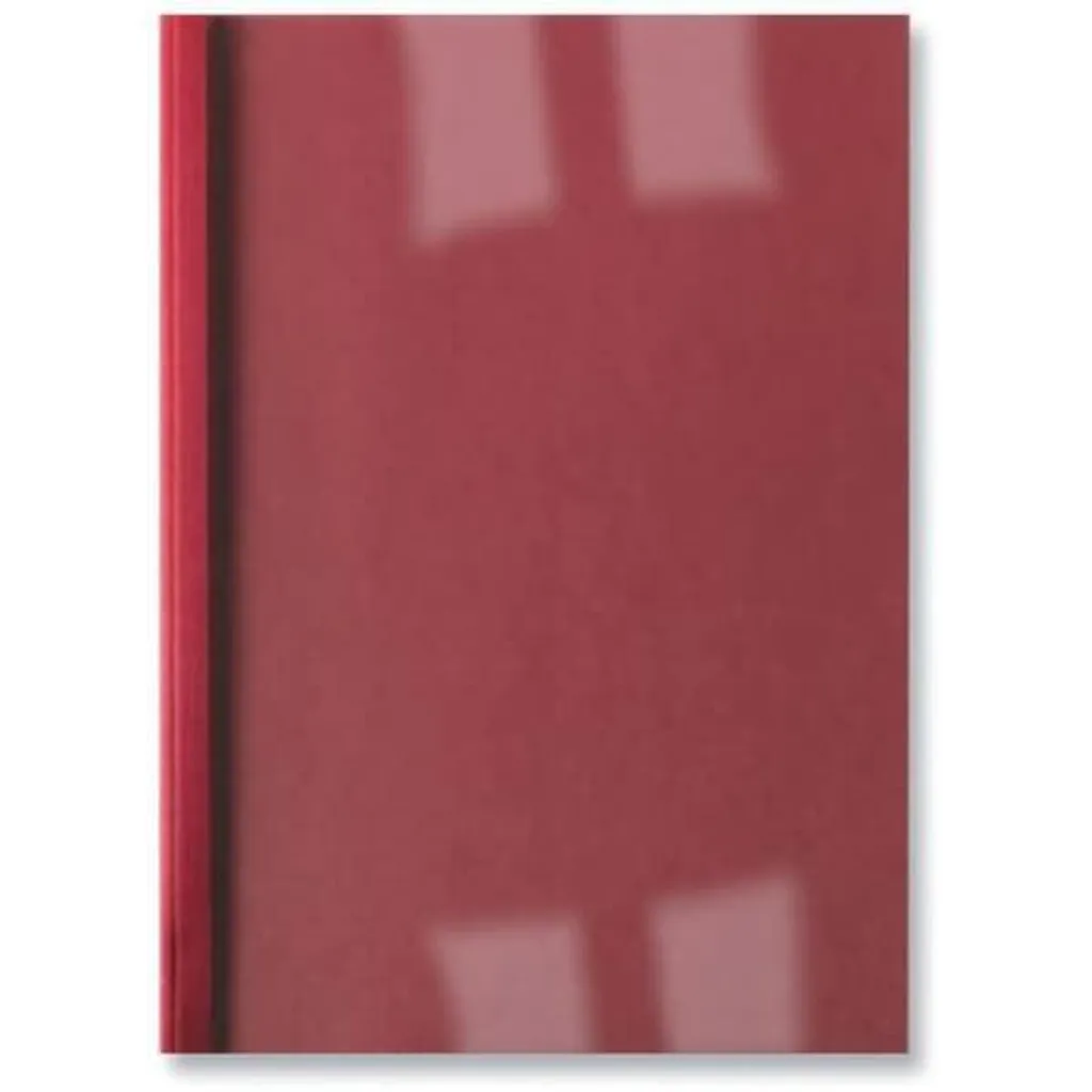 Copertine Termiche GBC ThermaBind A4 3mm Rosso Lino - Stock 100 Pezzi