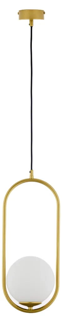 Suspension design IGON pour moderniser un plafond haut avec style et or