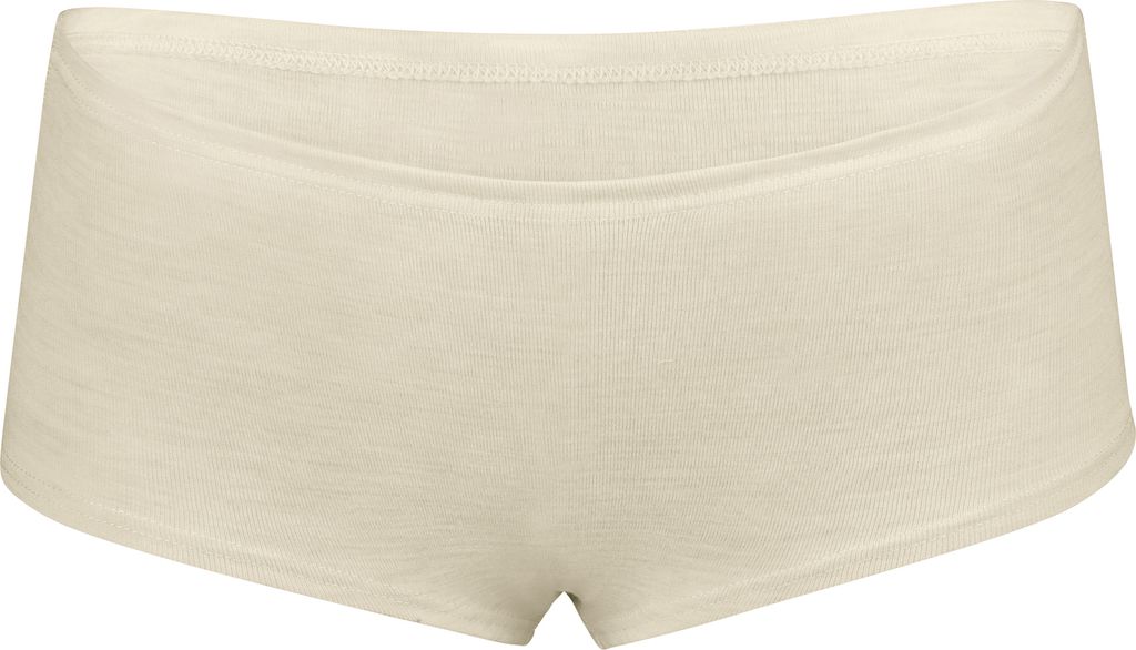 UTENOS 100% Merino Wolle Damen Grundschicht Unterhose, Elfenbein, S