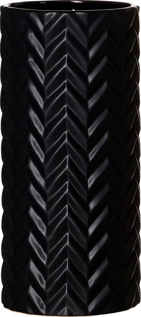Ritzenhoff & Breker Zick Zack Vase 25 cm - Schwarz Produktbild 