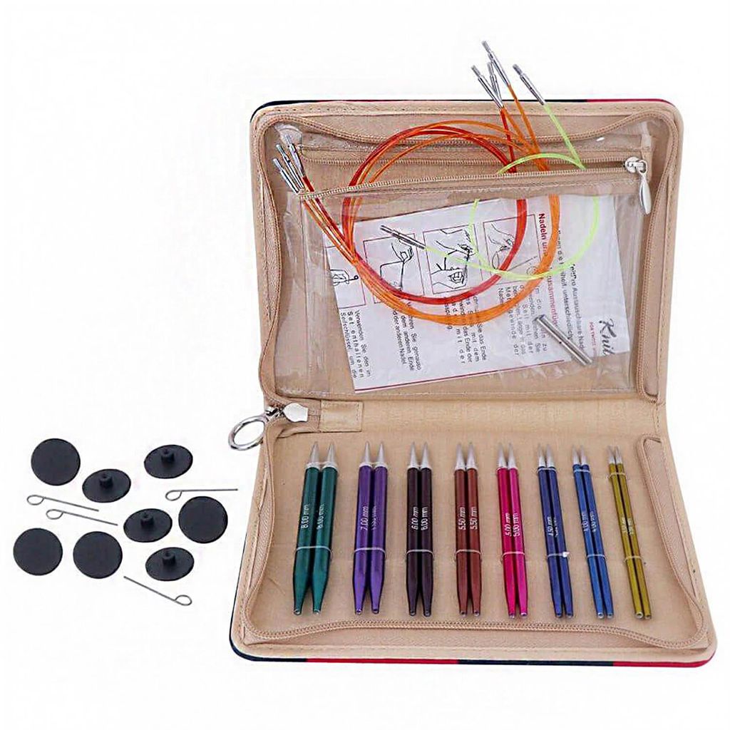KnitPro Zing austauschbare Rundstricknadeln Deluxe Set Produktbild 