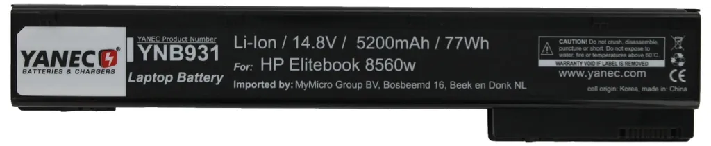 Batterie ordinateur portable Yanec 5200mah pour corriger les coupures