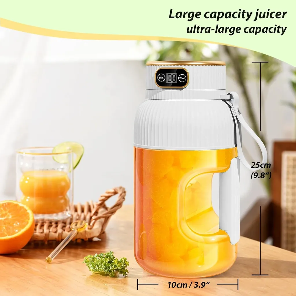 Frullatore a Colonna Blu 1.2L 10 Lame - Design e Performance - 5