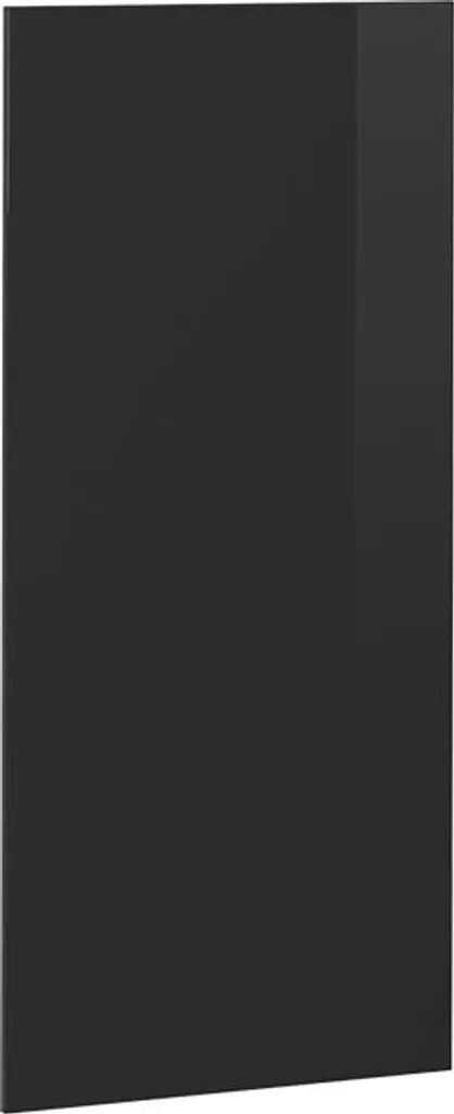 Porte de cuisine Vicco R-Line 132,7cm Noir Brillant Haute Résistance