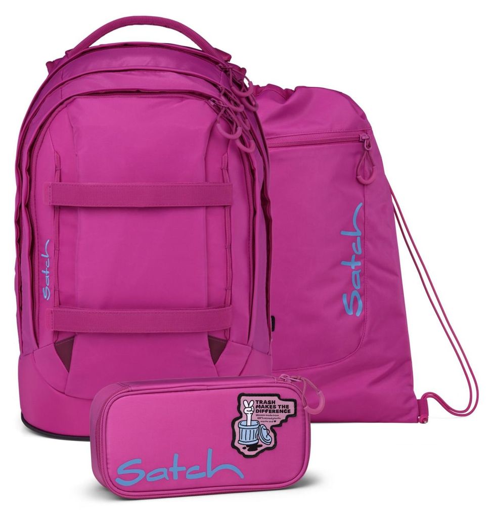 Ensemble sac à dos d'école Satch Pack Fearless Rose Image du produit 