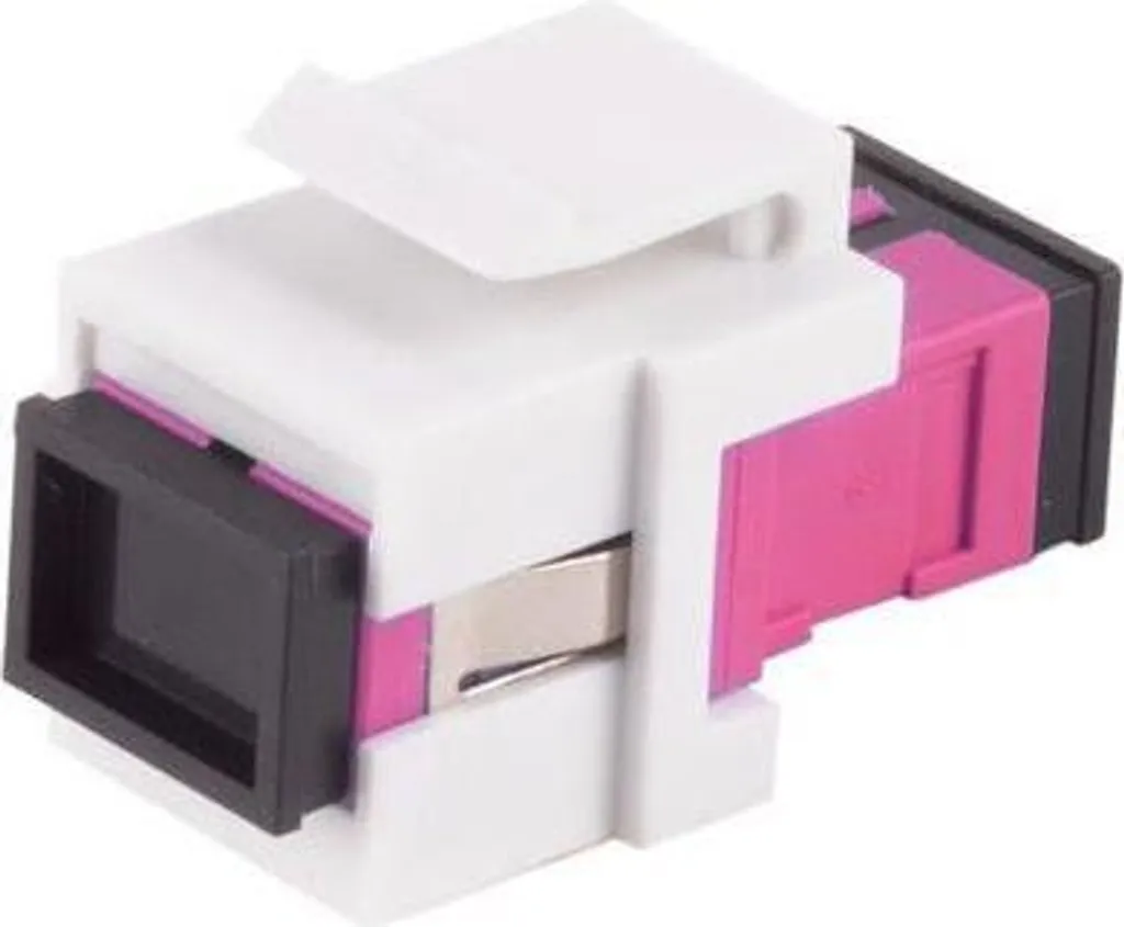 Connecteur Keystone LWL SC-SC Simplex Violet S/CONN 08-10213 Haute Qualité