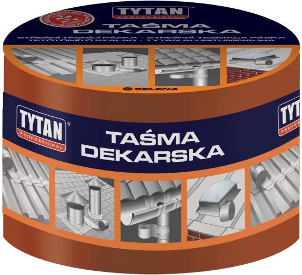 Bande d'étanchéité bitume pour toiture 10cm x 10m - Coloris Brique J
