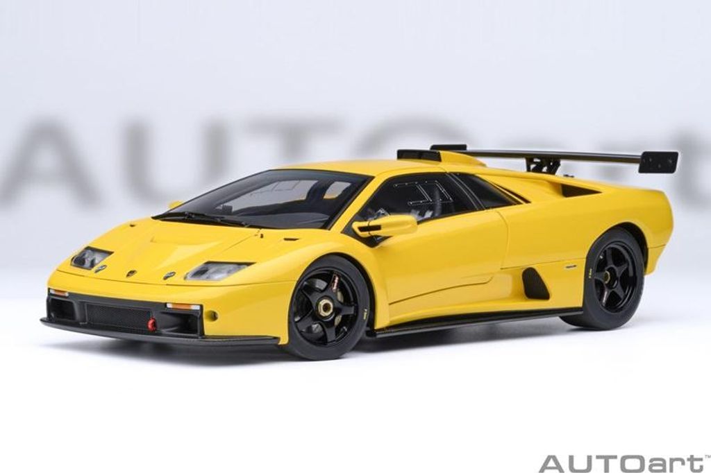 Autoart 79138 - 1/18 Lamborghini Diablo GT-R 1999 superfly yellow composite Neu