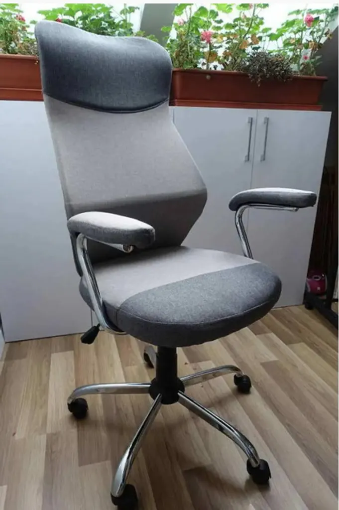 Sedia da ufficio RADOMILA - grigio - 5