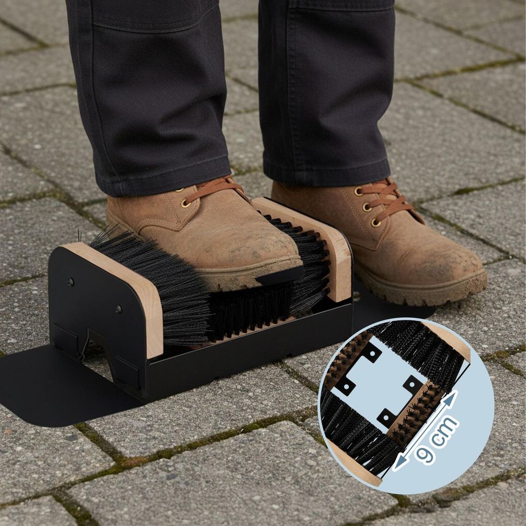 Schuhreiniger mit Rundumbürsten - Einfache Schmutzentfernung