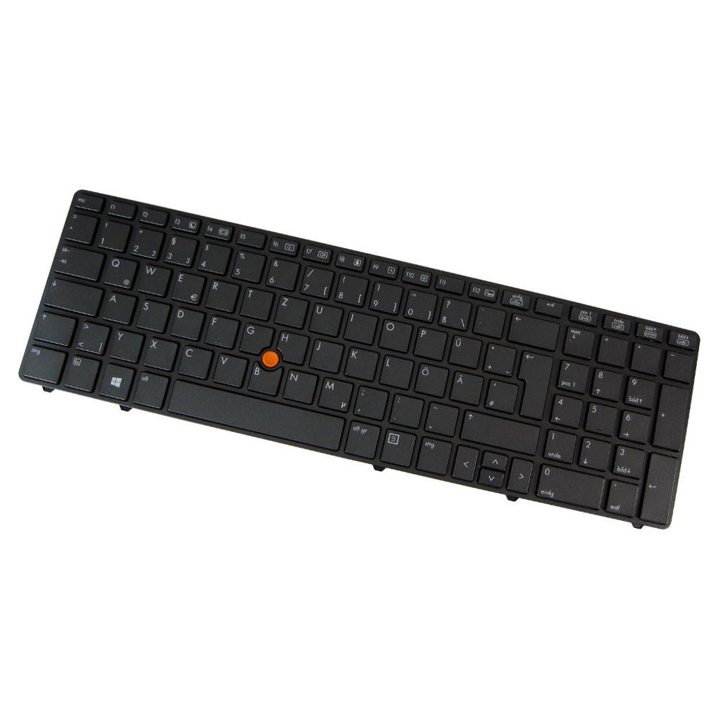 Trade-Shop Laptop-Tastatur Deutsch Ersatz Austausch QWERTZ für HP EliteBook 8560W 8570W (Deutsches Tastaturlayout)