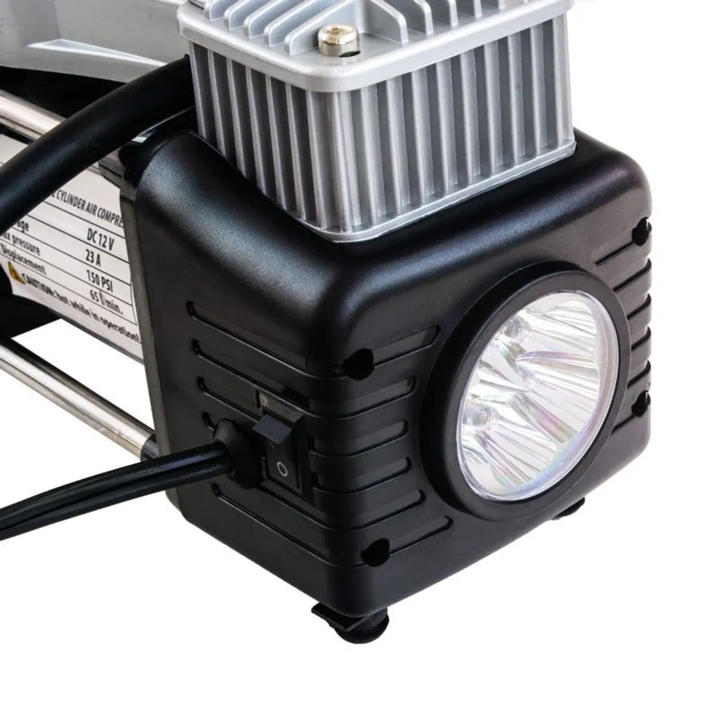 Compresseur à deux pistons avec lampe intégrée certifié CE et ROHS - 3