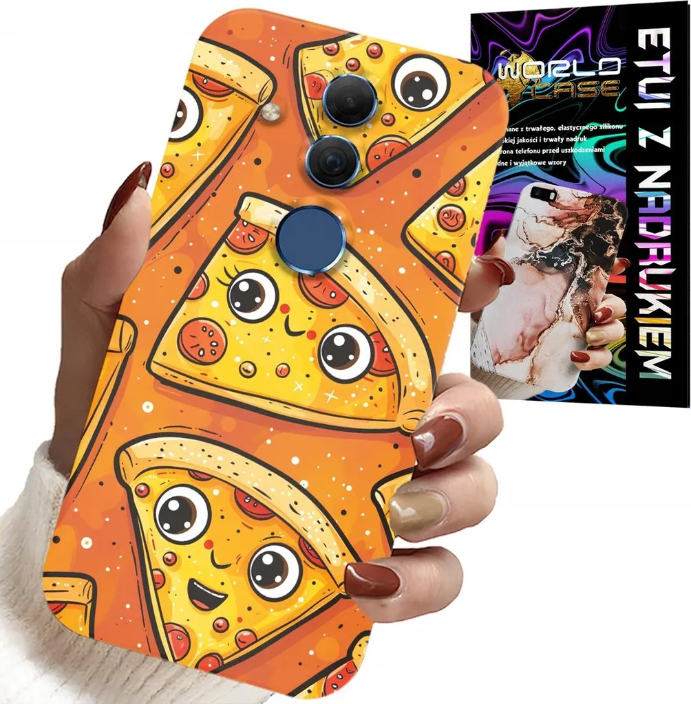 Occasione Huawei Mate 20 Lite: Custodia Pizza + Vetro Anti-Graffio