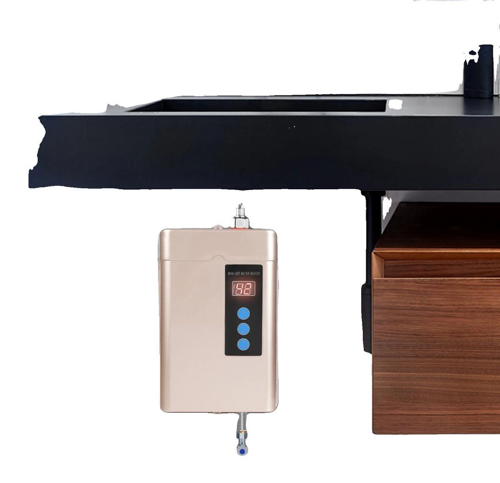 Sofort-Elektrowasserheizer, 5000W, 220V, Wandmontage, kompaktes Design, Temperaturregelung 30°C bis 60°C