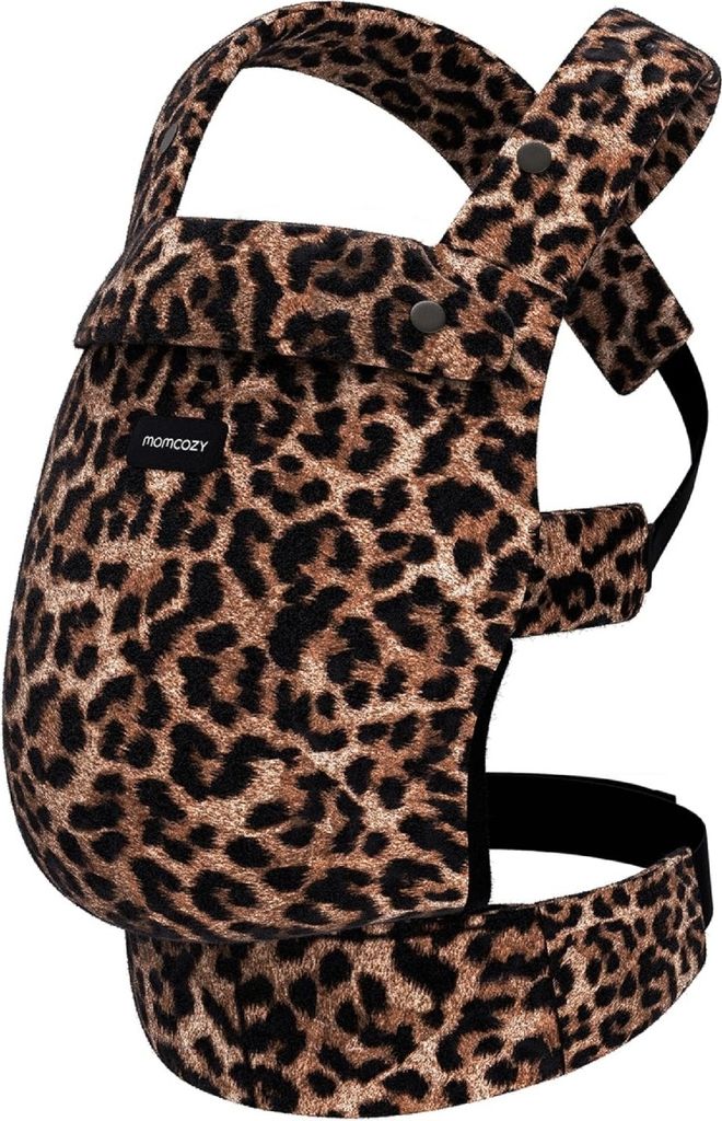 Momcozy Babytrage aus Baumwolle, Leopard