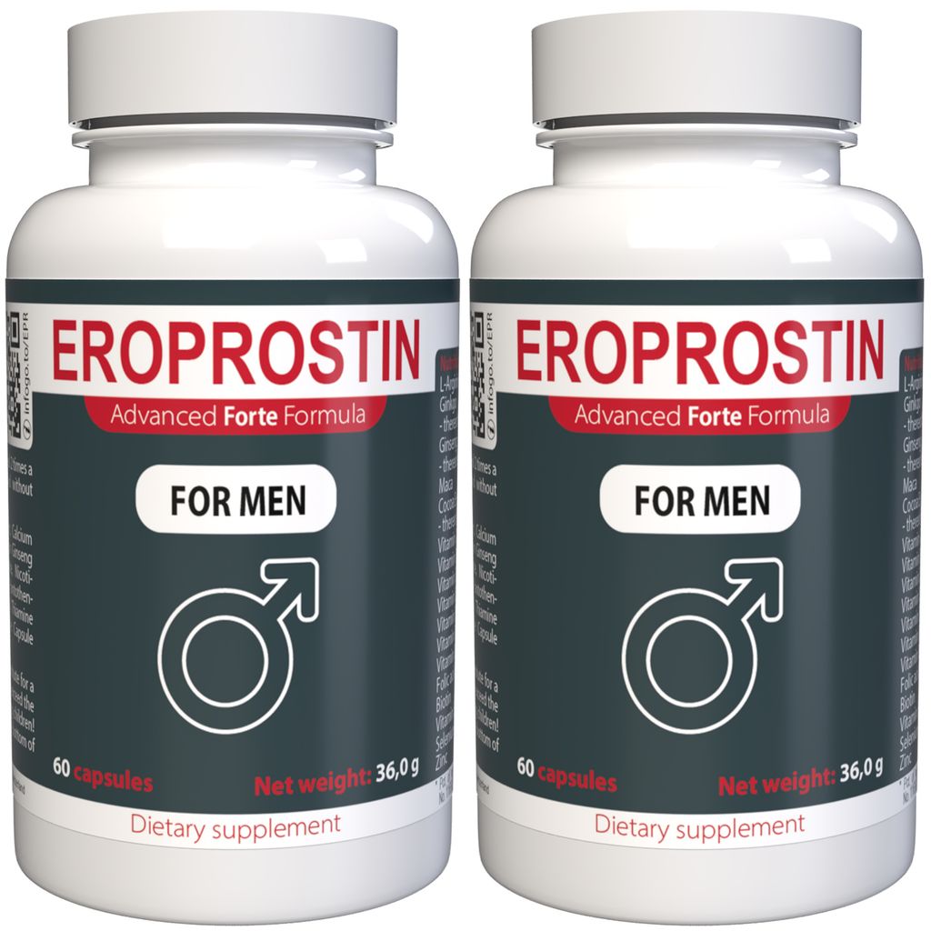 Eroprostin Forte - 120 Kapsułek, Opakowanie 2 Sztuki Zdjęcie produktu 