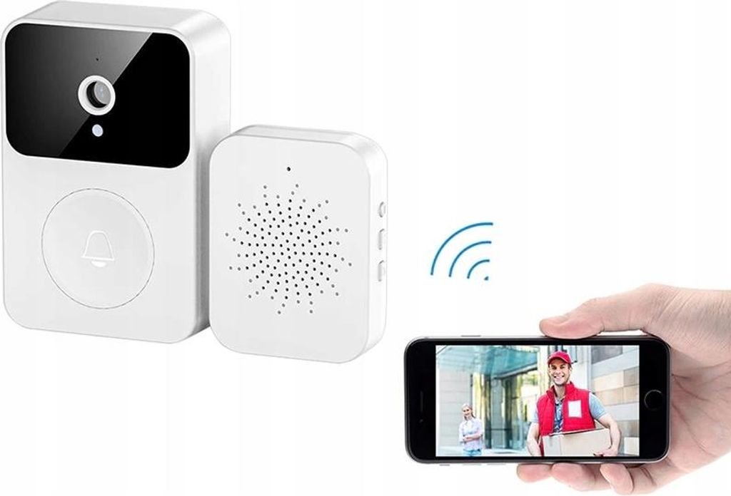 Drahtlose Türklingel Videokamera Gegensprechanlage WLAN 2K Produktbild 