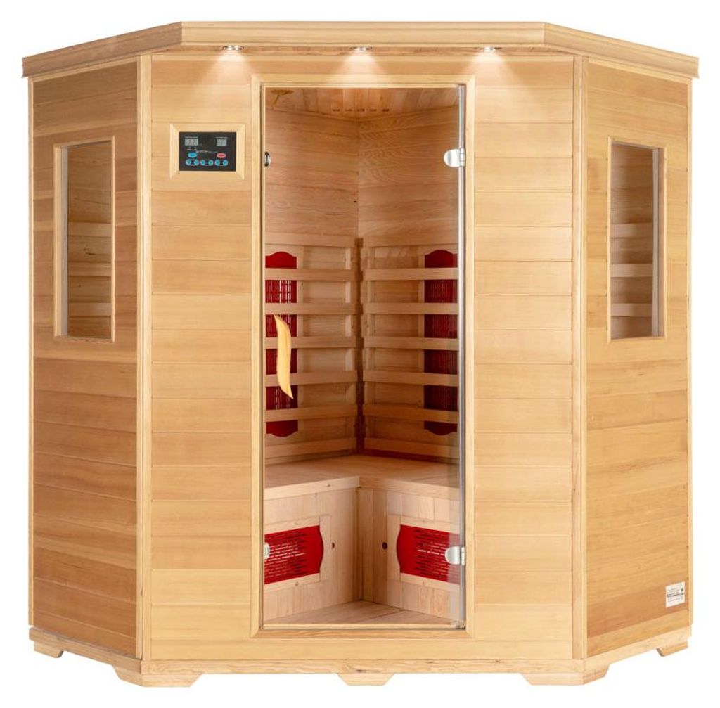 HOME DELUXE – Infrarotkabine REDSUN XXL –150 x 150 x 190 cm Produktbild 