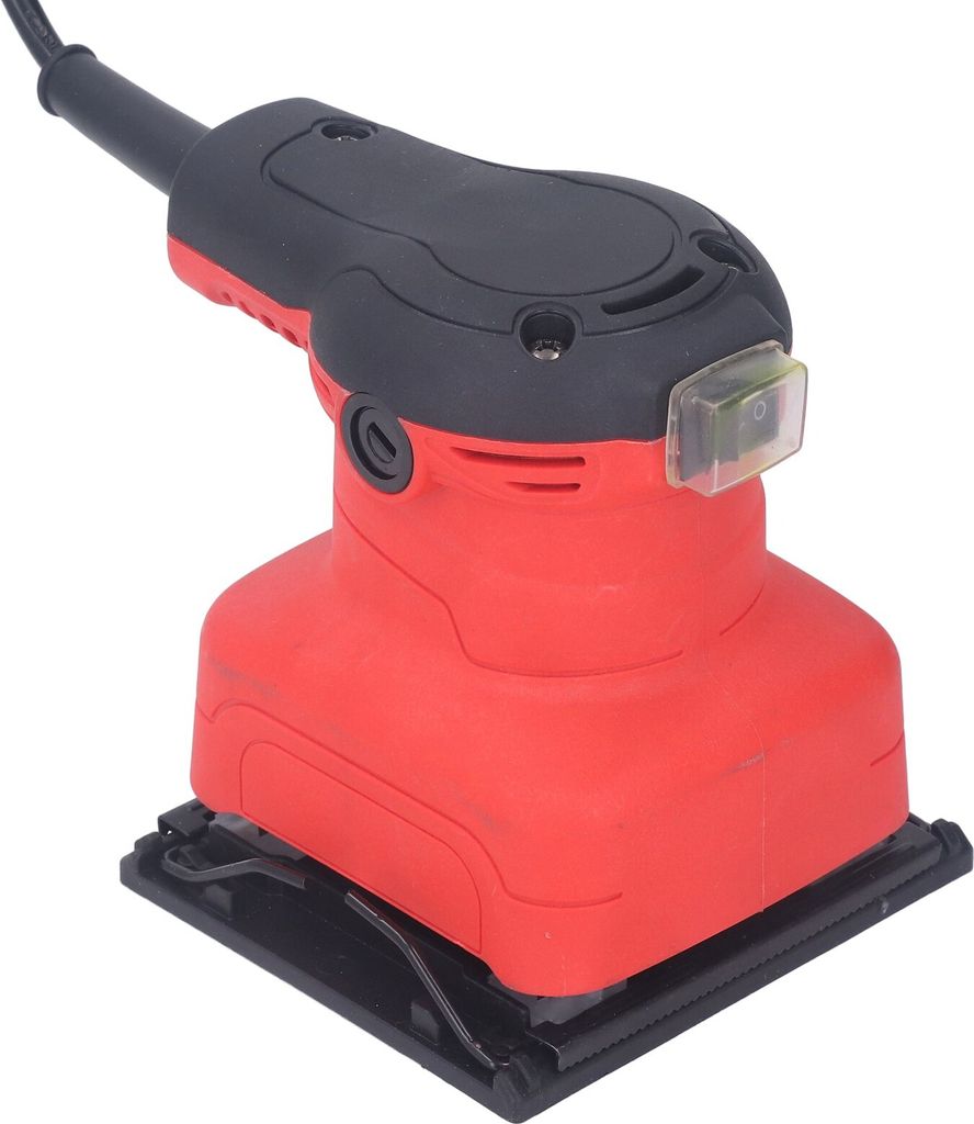 Elektrischer Detailschleifer ABS Geräuscharmes elektrisches Detailing Palm Sander für Wandplatte Möbel Holzbearbeitung EU Stecker 220V