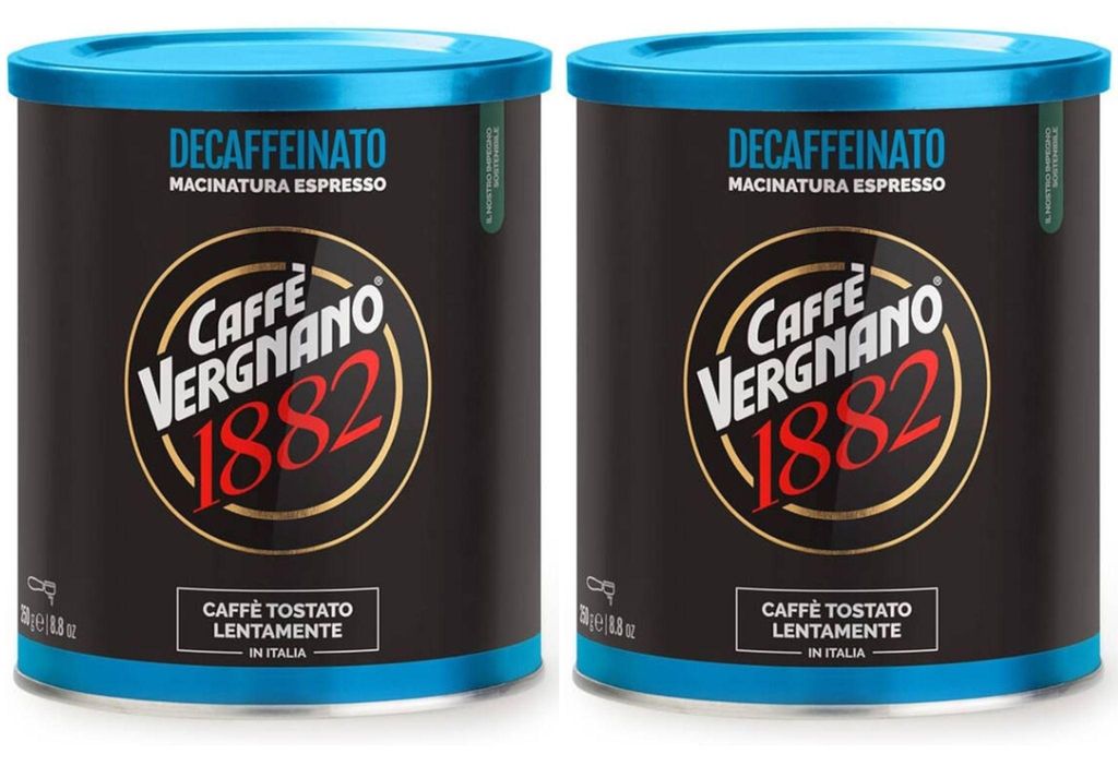 Café moulu Espresso Decaffeinato 2 x 250 g - Caffe Vergnano Image du produit 