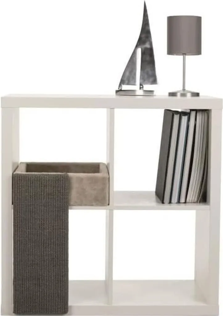 Panier pour chat gris clair - Couchage douillet 1 pièce style scandinave
