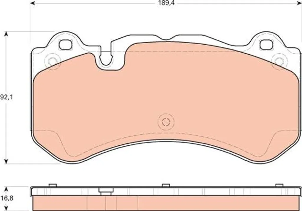 Freinage optimal pour CLS et SL : Plaquettes TRW GDB1710 Réf 004420842041