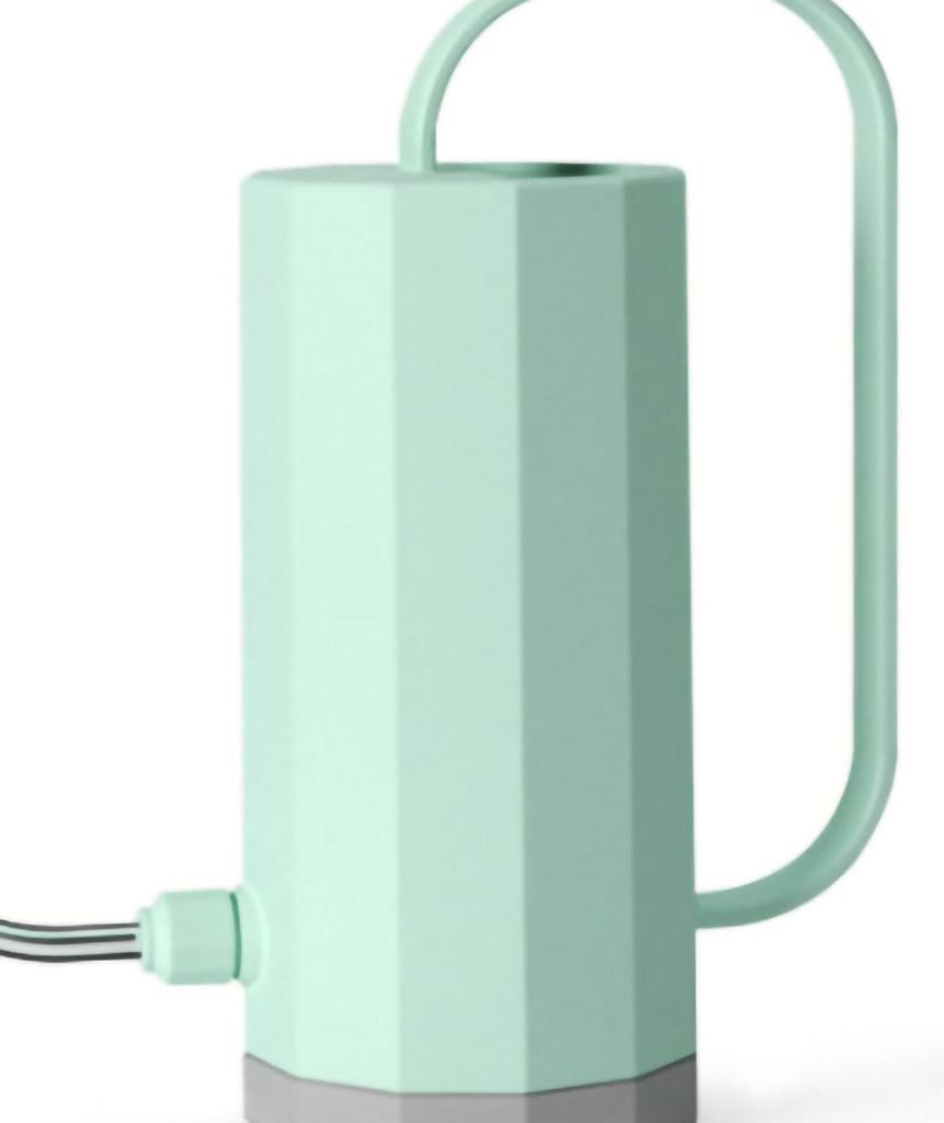 Gießkanne Edelstahl lange Tülle Pflanze Gießkanne mit großen Humanized Handle für Garten Mintgrün