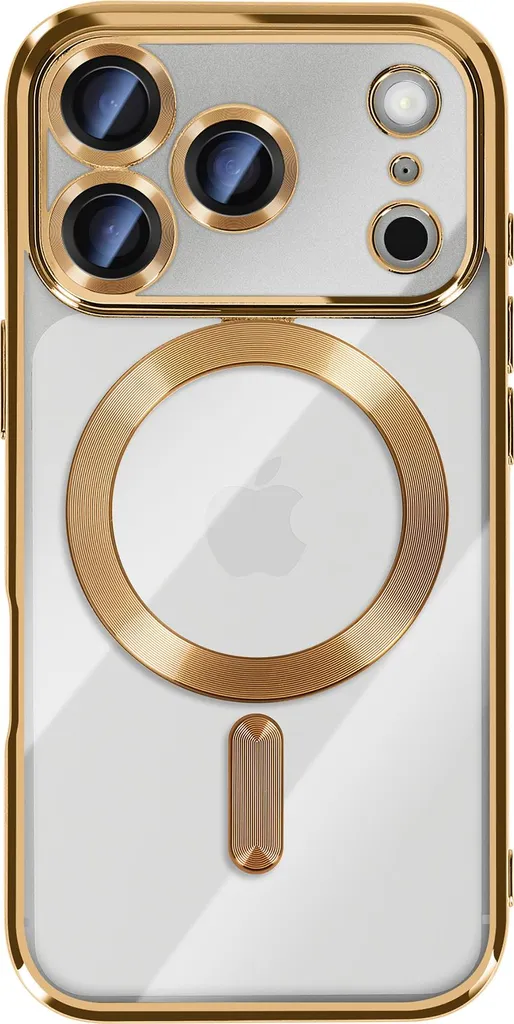 Custodia Avizar Oro iPhone 17 Pro MagSafe - Eleganza Cromata e Sicurezza