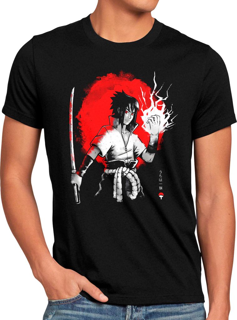 style3 Uchiha Pride Herren T-Shirt ninja anime manga cosplay